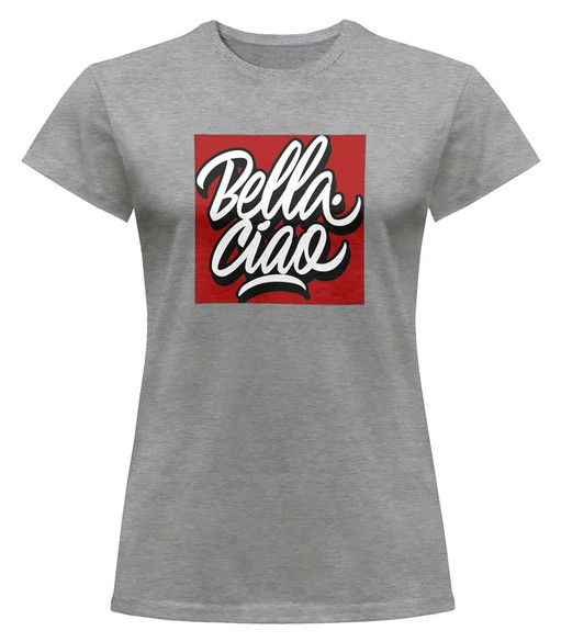 Bluzka damska z naszywką Dom z papieru b-ciao