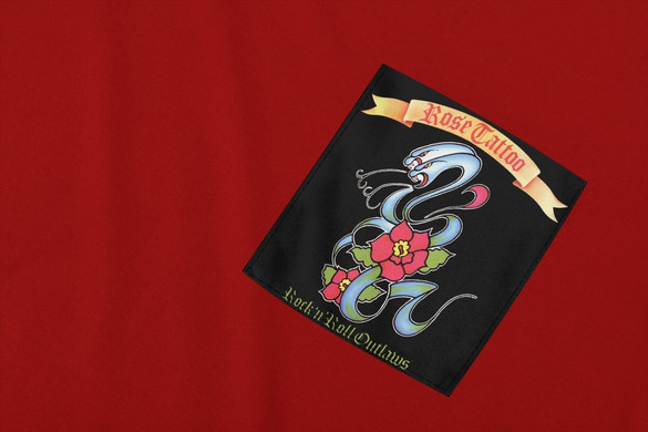 Koszulka z kieszonką Rose Tattoo