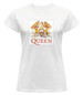 Bluzka damska z naszywką Queen logo white