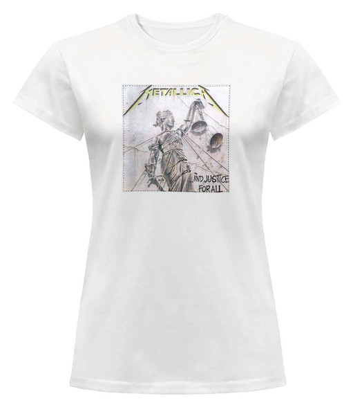 Bluzka damska z naszywką Metallica And Just