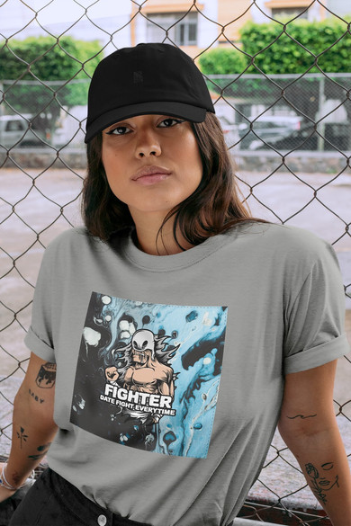 Koszulka z naszywką  FIGHTER