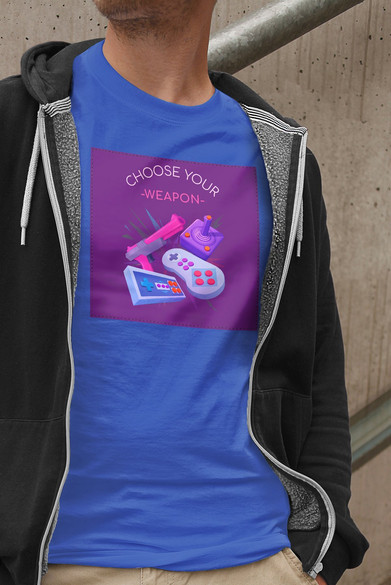 Koszulka z naszywką CHOOSE YOUR WEAPON