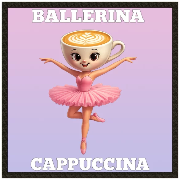 Naszywka Italian Brainrot Ballerina Cappucina 