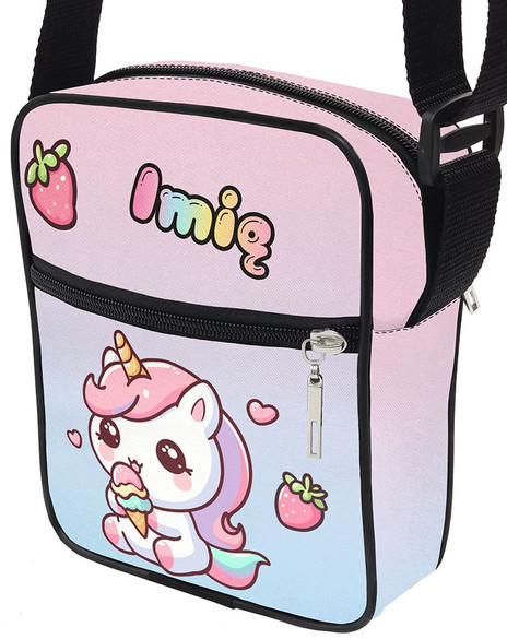 Listonoszka Jednorożec Kawaii z lodem – dodaj imię