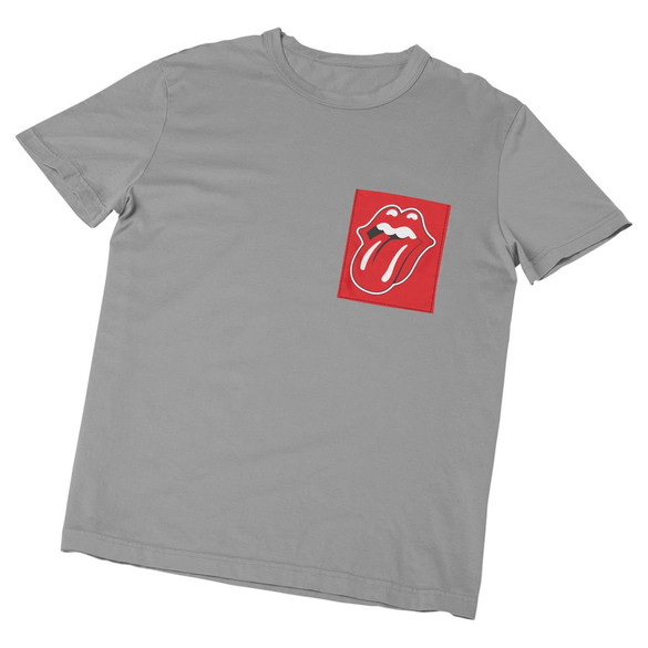 Koszulka z kieszonką THE ROLLING STONES