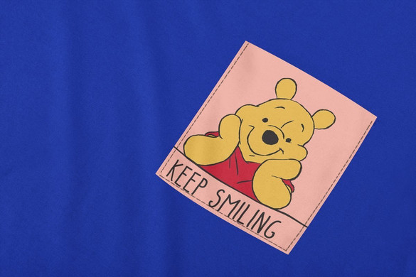 Koszulka z kieszonką KEEP SMILING