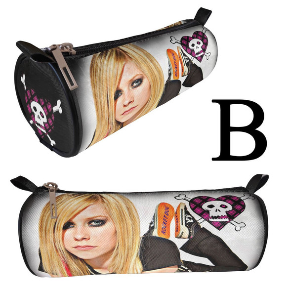 AVRIL LAVIGNE Piórnik szkolny tuba WZORY