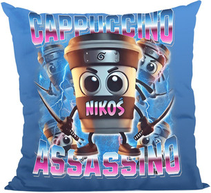 Poduszka Italian Brainrot Cappuccino Assassino