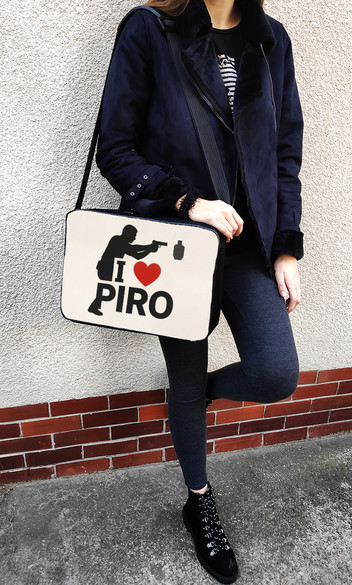 Torba na ramię dla strzelca I LOVE PIRO