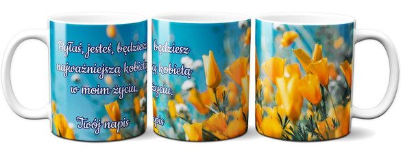 Kubek na Dzień Matki dla Mamy DODAJ NAPIS!