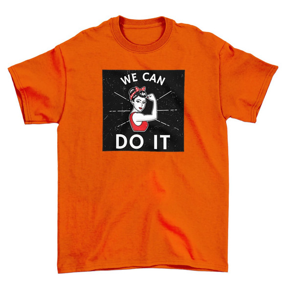 Koszulka z naszywką We Can Do It