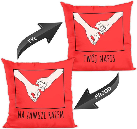 Poduszka na Walentynki DODAJ NAPIS