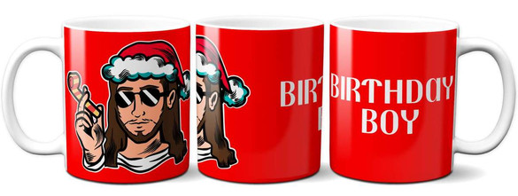 Kubek ŚWIĄTECZNY BIRTHDAY BOY Święta na Prezent 