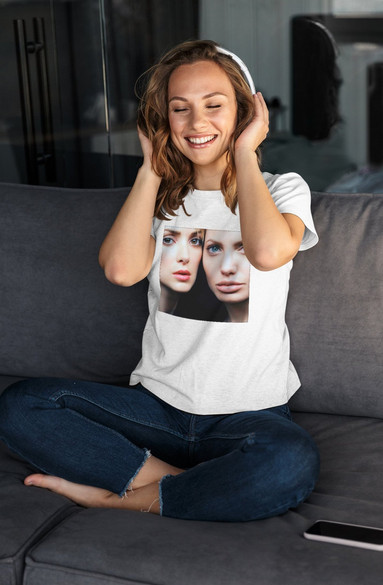 Bluzka damska z naszywką Girl, Interrupted