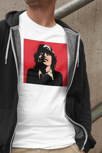 Koszulka z naszywką AC/DC Angus Young