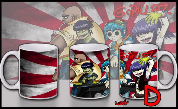 Kubek GORILLAZ