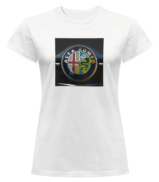 Bluzka damska z naszywką Alfa Romeo 01