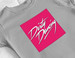 Bluzka damska z naszywką Dirty Dancing logo pink