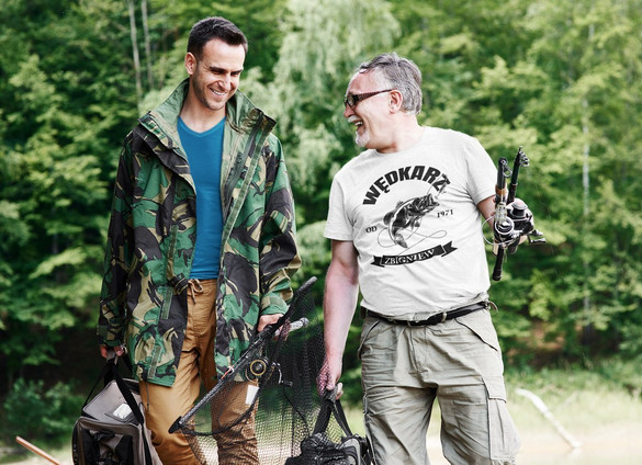 Koszulka dla Wędkarza Wędkarz... Podaj IMIĘ i ROK!