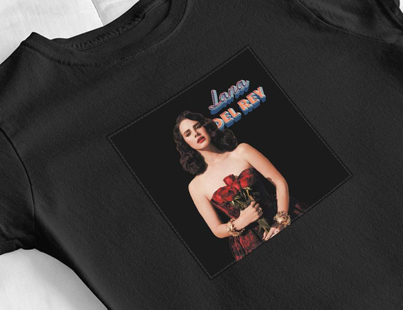 Bluzka damska z naszywką LANA DEL REY 