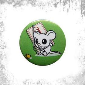 Przypinka MYSZKA W PUŁAPCE