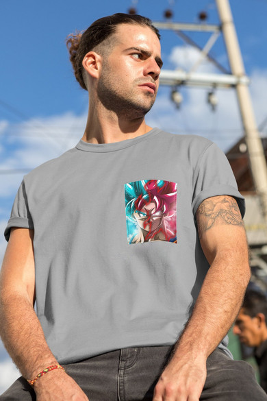 Koszulka z kieszonką DRAGON BALL SON GOKU 3
