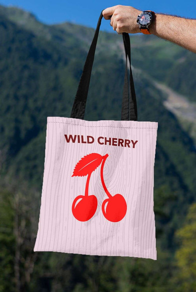 Torba na ramię Wild Cherryi DODAJ NAPIS!