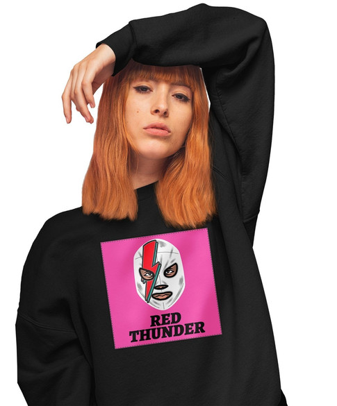 Bluza z naszywką Red Thunder