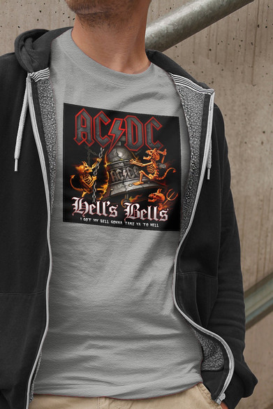 Koszulka z naszywką AC/DC Hells Bells