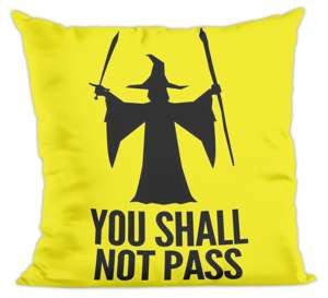 Poduszka You shall not pass