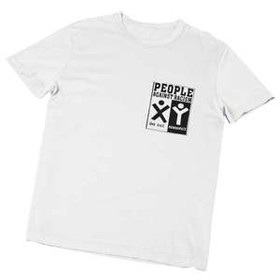 Koszulka z kieszonką  People Against Racism