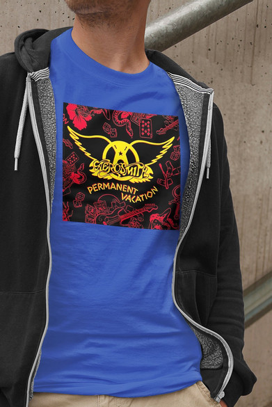 Koszulka z naszywką AEROSMITH