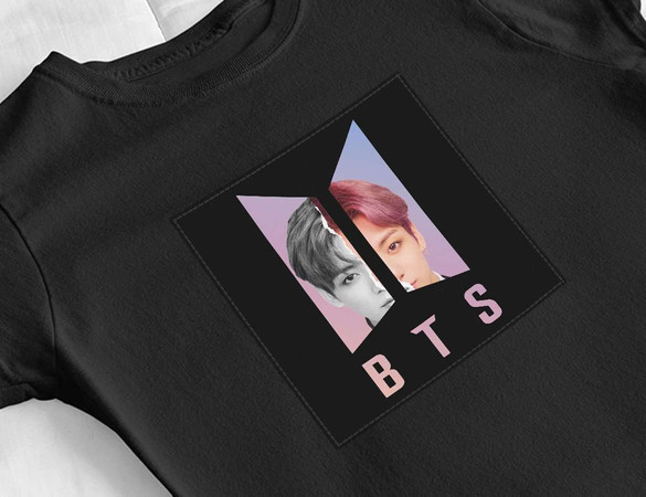 Bluzka damska z naszywką BTS Jungkook