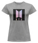 Bluzka damska z naszywką BTS LOGO
