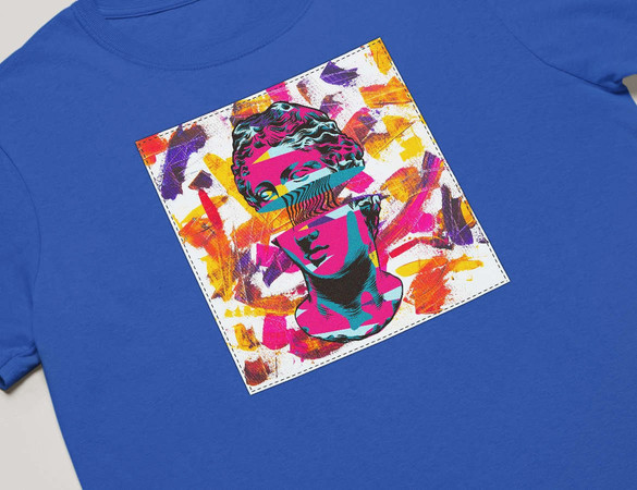 Koszulka z naszywką Psychodelic 06