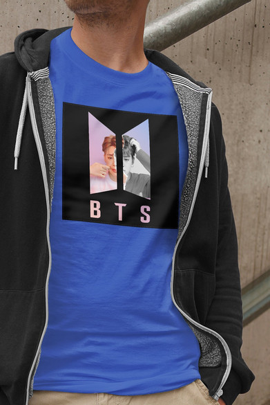 Koszulka z naszywką BTS JIMIN