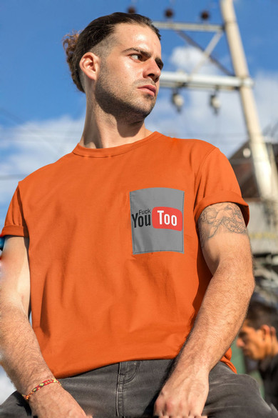 Koszulka z kieszonką FUCK YOU TOO