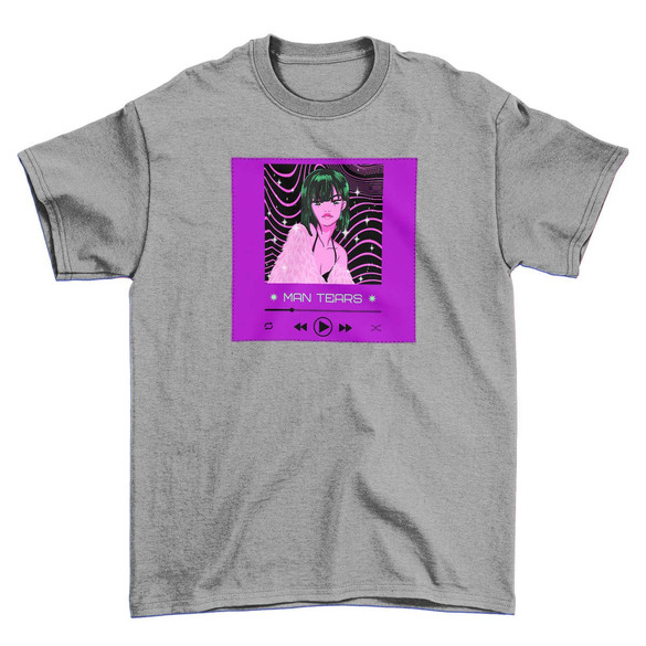 Koszulka z naszywką  Man tears
