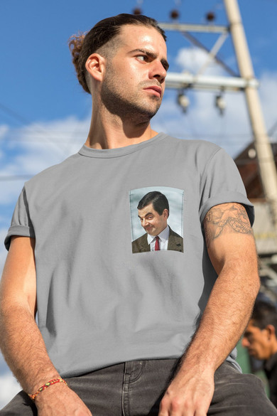 Koszulka z kieszonką JAŚ FASOLA MR BEAN