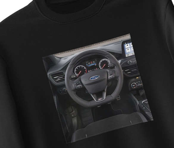 Bluza z naszywką Ford kierownica