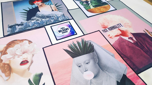 Naszywka Z WŁASNYM NADRUKIEM 15 x 15 cm