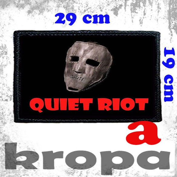 Naszywka duża na ubranie QUIET RIOT