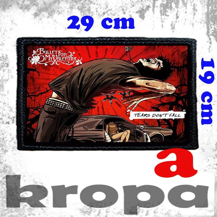 Naszywka duża na ubranie BULLET FOR MY VALENTINE