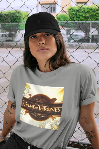 Koszulka z naszywką Game of Thrones logo