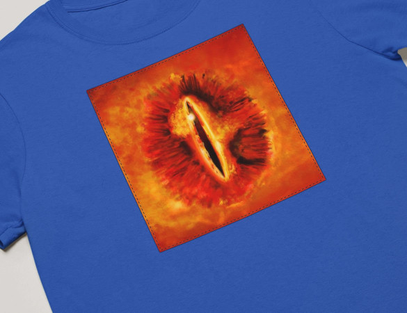 Koszulka z naszywką Eye of Sauron