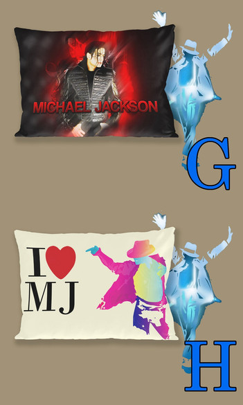 MICHAEL JACKSON Zestaw poduszka kubek WZORY+GRATIS