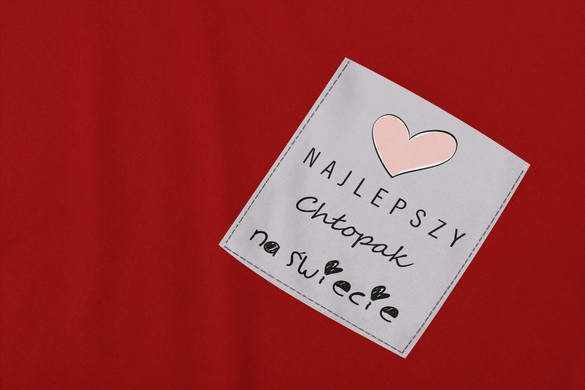 Koszulka z kieszonką NAJLEPSZY CHŁOPAK