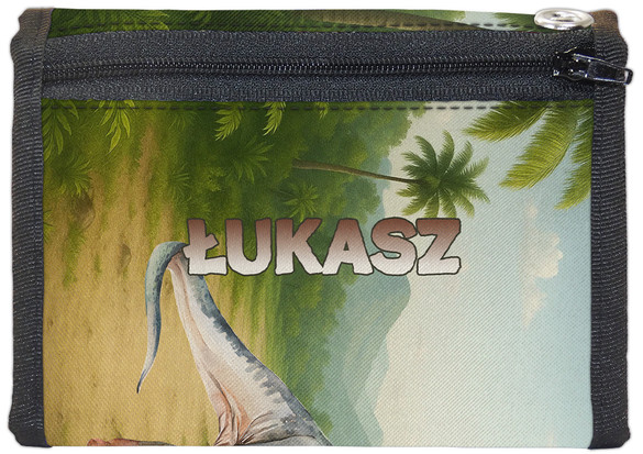 Portfel Dinozaury Brontozaur z imieniem na zamówienie