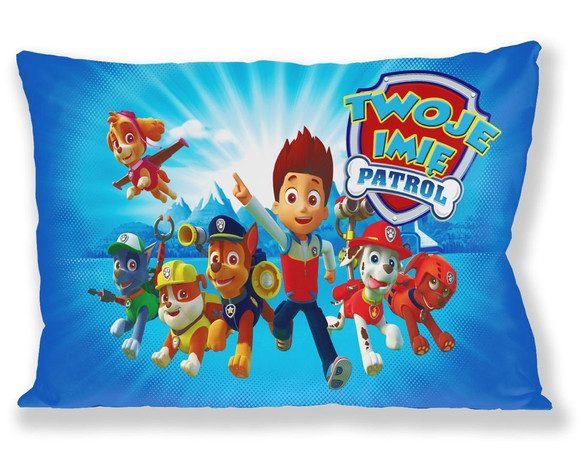 Poduszka Psi Patrol FULLPRINT 60x40cm Z POLSKI WZORY