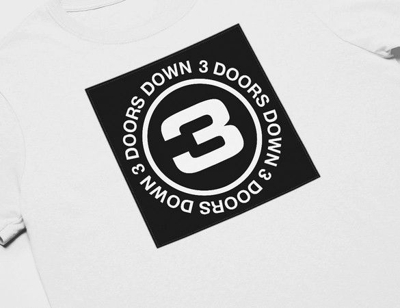 Koszulka z naszywką   3 Doors Down